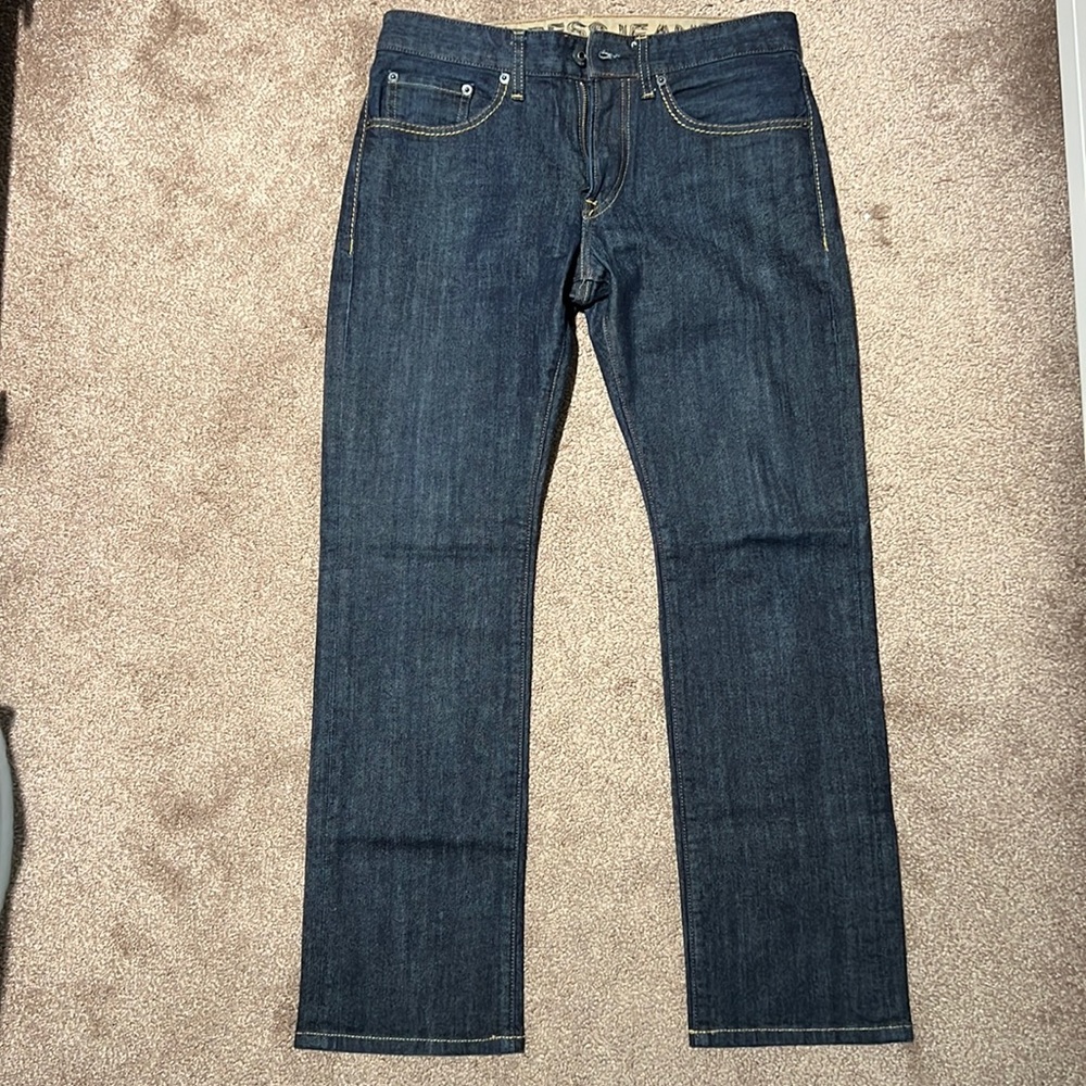 Vintage Express slim stretch low rise straight leg Rocco 30X30 pet/smoke free
